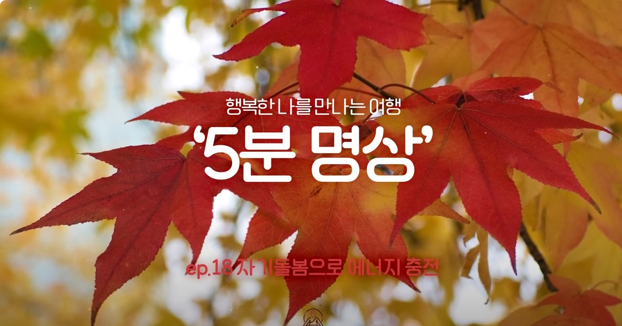 [제5회 서울국제명상엑스포] K-청소년 5분명상 : ep.18 '자기돌봄으로 에너지 충전'